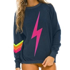 Aviator Nation bolt chevron sweatshirt